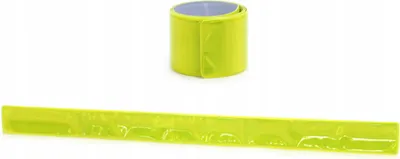 Produktbild von Reflektorband Schnapparmband 40cm - Selbstrollend & Sicher - Für Kinder Joggen & Radfahren