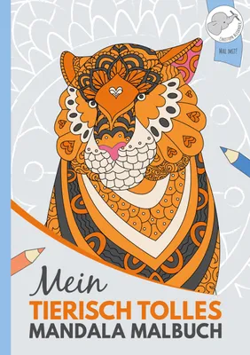 Produktbild von Mein tierisch tolles Mandala Malbuch