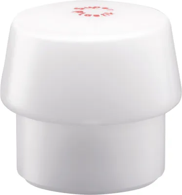 Obrázok produktu pre Hlava kladiva SIMPLEX s mäkkým povrchom - Ø 125 mm super plast biela stredná HALDER