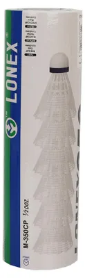 Productafbeelding van Techman - "Lonex" Federbal, badminton (verpakking van 6 stuks), model SX1733 (één maat), (wit)