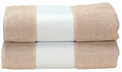 Produktbild von A&R AR087 | SUBLI-Me® Big Towel - Badetuch - 100 x 210 cm - Farbe: Sand - Größe: 100 x 210 cm
