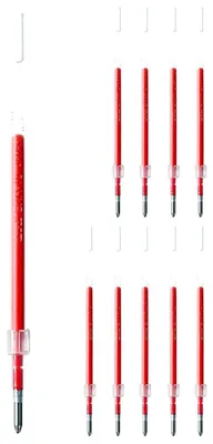 Kugelschreibermine 1,0 mm rot, 10 Stück