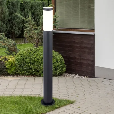 Produktbild von LED Stehleuchte, Edelstahl anthrazit, H 80 cm