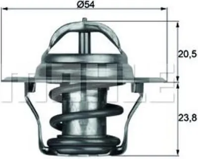 Produktbild von Behr Thermostat, Kühlmittel  Tx 14 87D