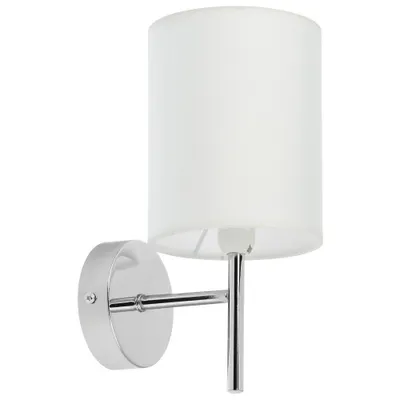 Obrázek produktu pro Nástěnné moderní osvětlení YAN - 1xE14, 40W, chromované / bílé
