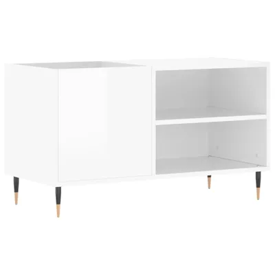 Produktbild von vidaXL Plattenschrank Hochglanz-Weiß 85x38x48 cm Holzwerkstoff