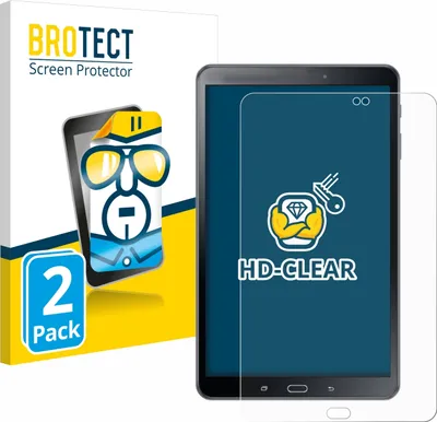 Produktbild von 2x Für Samsung Galaxy Tab A 10.1 SM-T585 / T580 (2016) Schutzfolie BROTECT Displayschutz Display Schutz Folie Klar Transparent