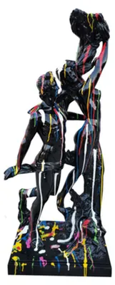 Produktbild von Tanz Paar design Figuren Statuen XXL Skulpturen Designer Statue Skulptur 130 cm