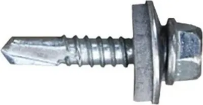 Produktbild von Celo 963197301 - Drill Bit Schraube Din 7301 Sechskantkopf Durchmesser 6,3X19 Mm, Unterlegscheibe de Epdm Durchmesser 16 Verzinkt, 500 Stk.