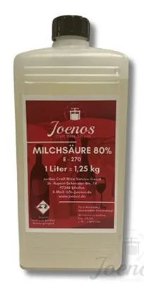 Immagine prodotto di Joenos Milchsäure 80% ig 1 L