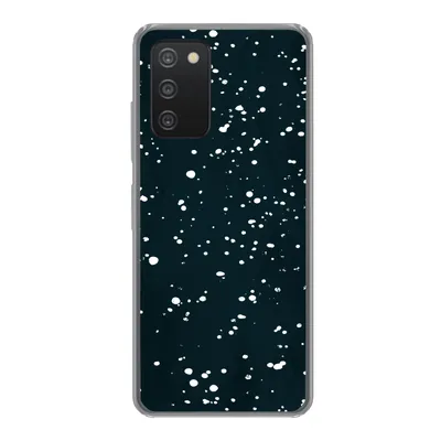 Produktbild von MuchoWow® Handyhülle Schutzhülle Hülle für Samsung Galaxy A53 5G Polka dots - Schwarz - Weiß Silikon Softcase Handy Hülle - Schutzabdeckung
