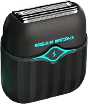 Produktbild von INF Mini Waschbarer Rasierer - Tragbarer Elektrorasierer für Damen & Herren Schwarz