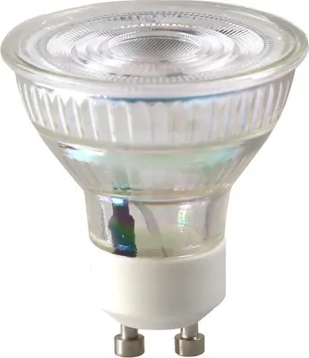 A close-up studio shot of an LED light bulb.