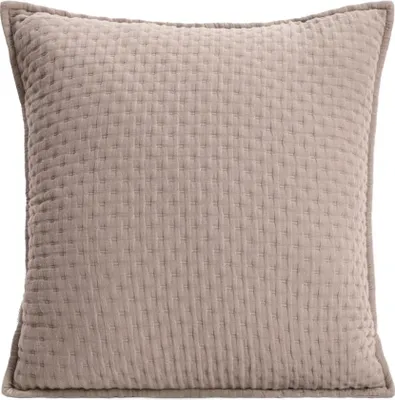 Produktbild von HOMLA ANISHA Kopfkissenbezug in Beige mit dekorativer Steppung 45x45 cm