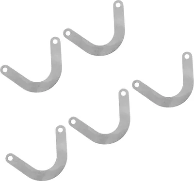 5 Stück Ventilplatte U-Form Metall Luftkompressor Zubehör 59mm breit