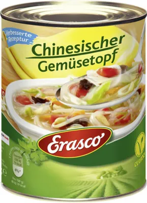 Produktbild von Erasco Chinesischer Gemüsetopf mit Glasnudeln Vegetartisch 800g