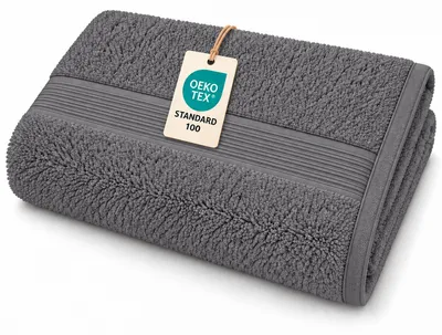 Zdjęcie produktu dla Ręcznik do sauny, frotte, 500 g/m², 80 x 200 cm, antracytowy