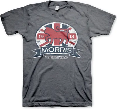 Produktbild von Morris Motor Co. England T-Shirt - Small - Dark-Heather