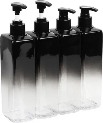 Produktbild von Famanu Seifenspender Set 4 Stück, 500 ml, nachfüllbar, für Küche und Bad