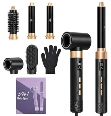 Zdjęcie produktu dla Airstyler 5 w 1 suszarka lokówka do włosów jonowa profesjonalna zestaw