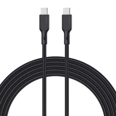 Obrázok produktu pre Aukey CB-KCC101 1 m kábel USB-C na USB-C Aukey CB-KCC101 1 m (čierny)