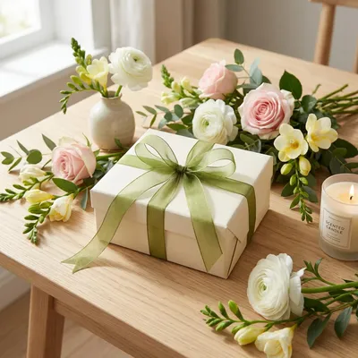 Produktbild von Organzaband Geschenkband für Floristik und Dekoration