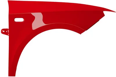 Obrázek produktu pro BLU Blatník náhrada pro Seat Ibiza IV 4 6J LS3H Pravý Červené Emocion | 2008-2017 | Přední | Lakovaný | Připravený k montáži | Pozink