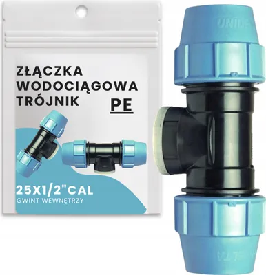 Zdjęcie produktu dla Unidelta Trójnik PE GW 25x1" | Złączka Wodociągowa Skręcana