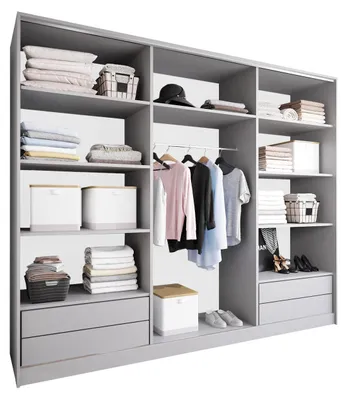 Productafbeelding van Open kast, MERV K3, 270 cm, grijs