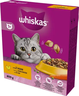 Produktbild von Comida para gato Whiskas leckeres Huhn Pollo 800 g