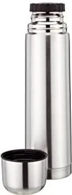 Produktbild von Riess Kelomat Isolierflasche mit Schraubverschluss rostfrei 1 Liter Höhe 32cm