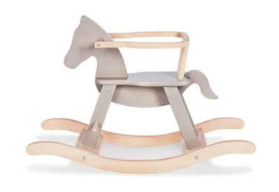 Image de Cheval à bascule 'Pinolino' avec anneau, gris/naturel