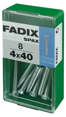 Obrázek produktu pro Box S 8 kusů. Šrouby metrické Cp M 4x40 mm Fadix