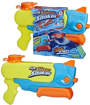 Image de Nerf Super Soaker Wave Spray, Pistolet à Eau, Buse Rotative Jets Ondulés, Jouet d'Extérieur, 6+ Ans