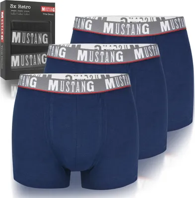 Obrázek produktu pro Mustang Pánské boxerské šortky Bavlna 3-balení 4200, M
