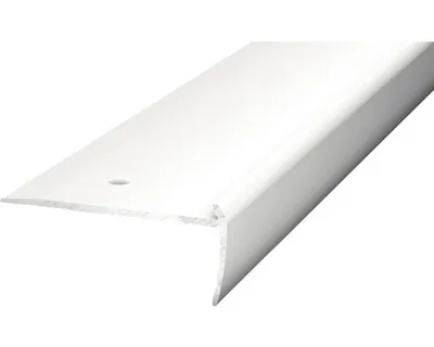 Produktbild von Prinz Treppenkantenprofil Alu silber gelocht 45 x 19,5 x 2500 mm