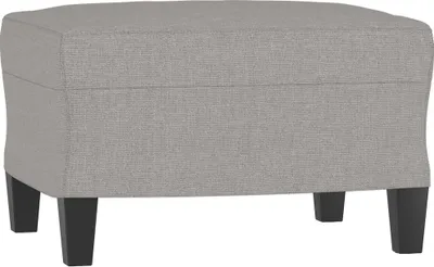 Zdjęcie produktu dla vidaXL Podnóżek jasnoszary 60x50x41 cm tkanina