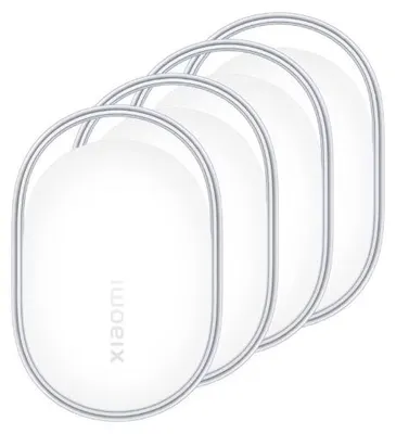 Produktbild von Xiaomi Smart Tag Bluetooth-Ortungsgerät BHR08SKGL, kompatibel mit Apple Find My und Google Find Hub, IP67, 4er-Pack
