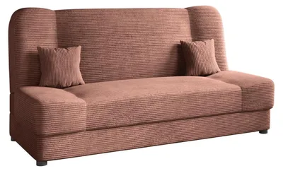 Produktbild von MIRJAN24 Schlafsofa Jonas Cord, Schlaffunktion und Bettkasten, Stilvoll Polstersofa (Farbe: Poso 29)
