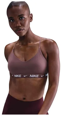 Produktbild von Nike W Nk Df Indy Lgt Spt Bra Barely Grape/Bright Crimson-Bl Barely Grape/Bright Crimson-Bl Xs