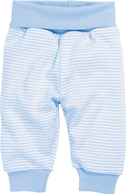Produktbild von Playshoes Unisex Kinder Baby-Pumphose Sweat-Hose Jogginghose, Bleu Ringel,44