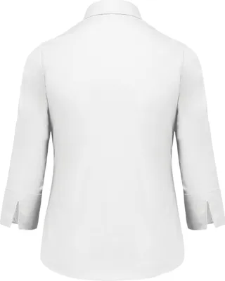 Obrázek produktu pro Kariban popelínová košile bavlna polyester 3/4 rukávy snadná údržba pro ženy