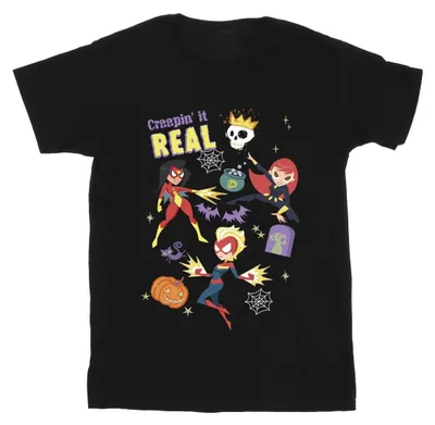 Produktbild von Marvel - "Creepin It Real" T-Shirt für Herren BI38330 (L) (Schwarz)