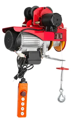 Produktbild von Elektrische Hebevorrichtung mit Wagen – Kabelhebevorrichtung und Winde – 1300W Kupfermotor – Hubkraft bis zu 800 kg