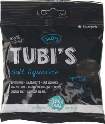 Produktbild von Salzlakritz - Tubi's 100g