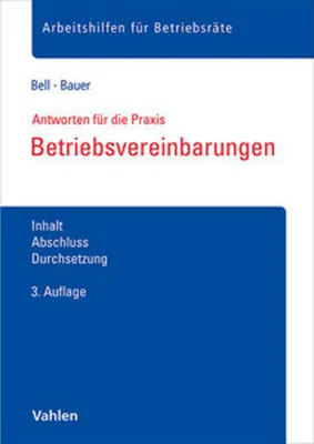Obrázok produktu pre Betriebsvereinbarungen