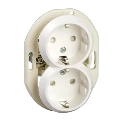 Produktbild von ELSO WDE011122 Doppelsteckdose KS ws Renova