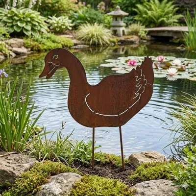 Obrázek produktu pro Kachna na záhony cca 27 cm - Zahradní dekorace