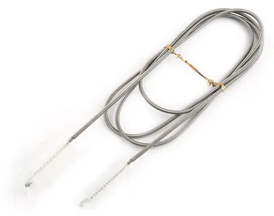 Immagine prodotto di Spazzola per la pulizia di tubi, flessibile, con 2 testine, diametro da 9 a 35 mm
