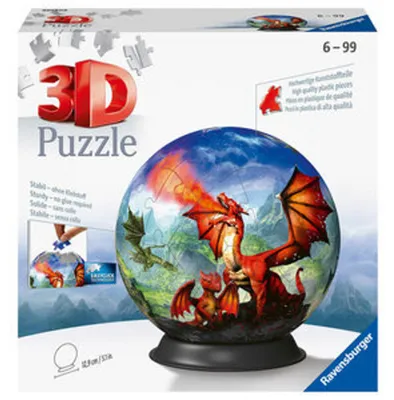 Image de Puzzle-ball Dragons mystiques Ravensburger 11565